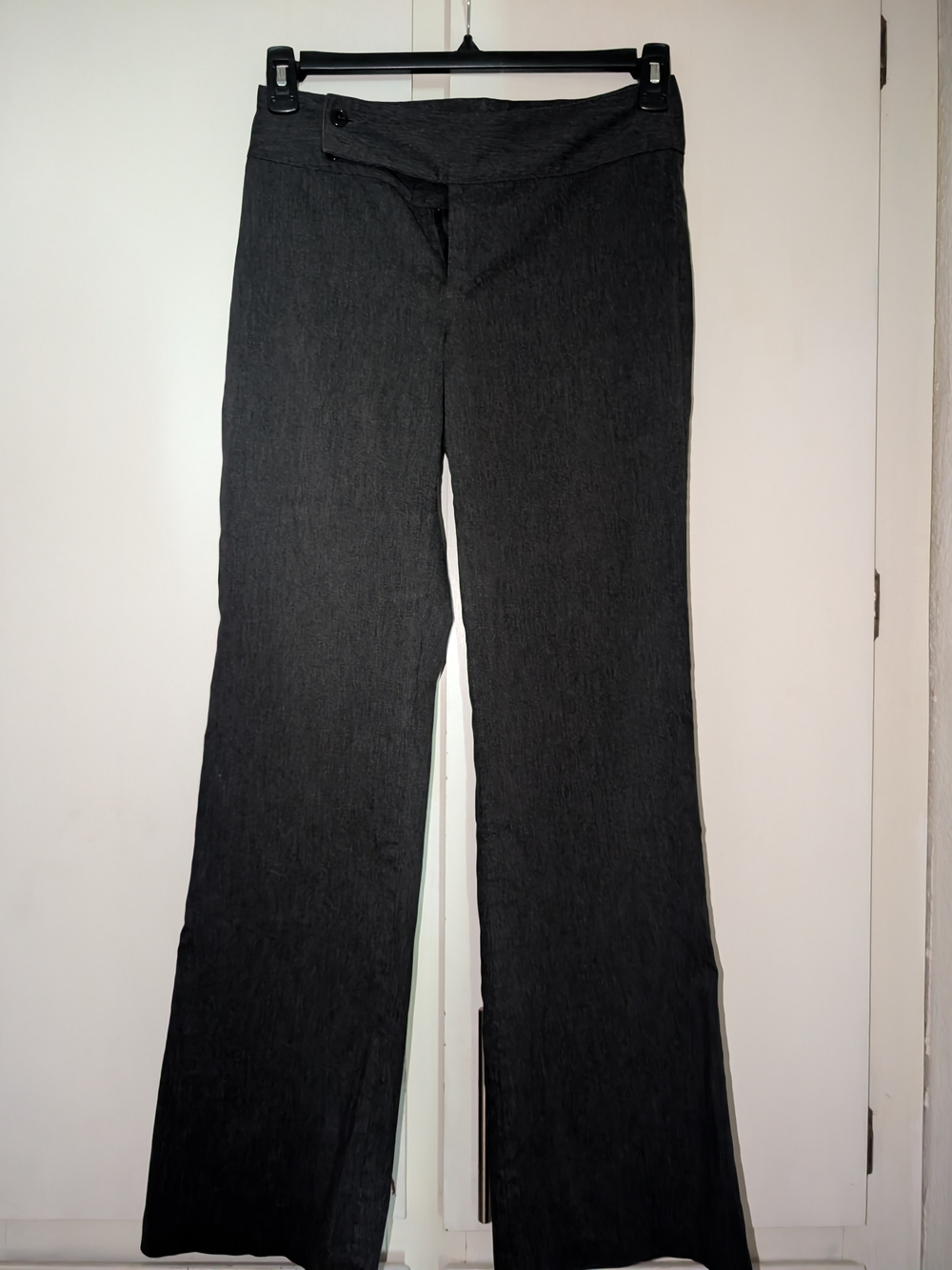 ellemenno Black Boot-Cut Pants